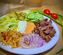 Шаурма Собери сам с говядиной