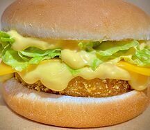 Сырный бургер с цыпленком