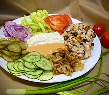 Шаурма с цыпленком Собери сам