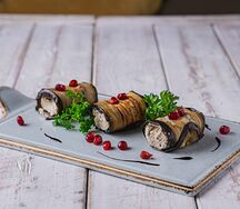 Рулетики из баклажанов