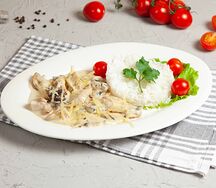 Бефстроганов с говядиной