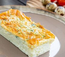 Омлет со шпинатом