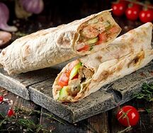 Шаурма по-грузински с курицей