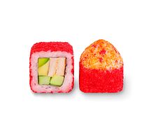 Калифорния, запеченная с креветкой