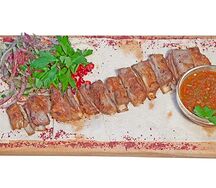 Бараньи рёбрышки на мангале