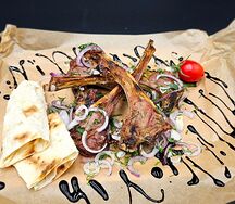 Шашлык из бараньей корейки