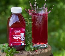 Морс клюквенный собственного производства