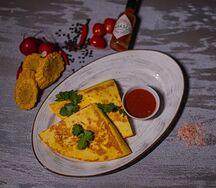Кесадилья с нежным куриным филе