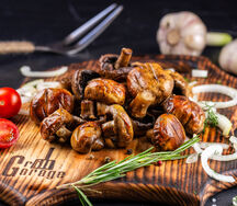 Грибы на углях