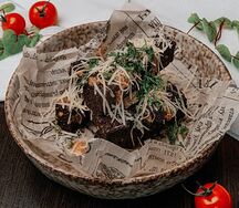 Гренки чесночные