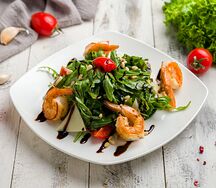 Салат Руккола с креветками