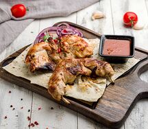 Цыпленок на мангале