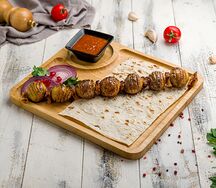 Молодой картофель с курдюком