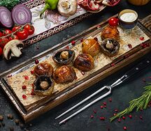 Шампиньоны на углях