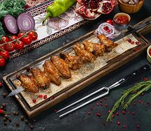 Шашлык из куриных крыльев