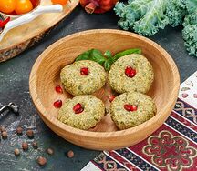 Пхали с фасолью