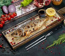 Форель на мангале