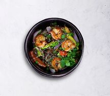 Wok с креветками