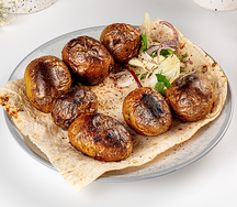 Шашлык из мини-картофеля с курдюком