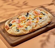 Римская пицца с креветками