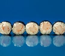 Маки с креветками