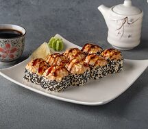 Запеченный ролл острый с курицей