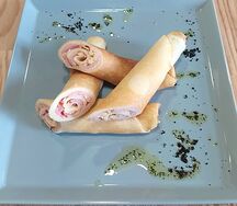 Венские блинчики с бужениной и сыром