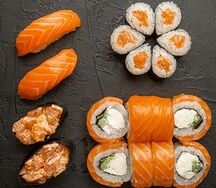 Сет с лососем