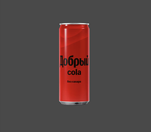 Лимонад Добрый Кола без сахара