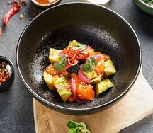 Севиче из лосося с авокадо