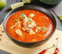 Суп с морепродуктами