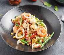 С морепродуктами