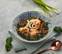 Мисо-суп с морепродуктами