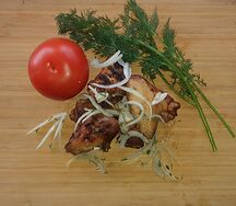 Шашлык из куриных крылышек