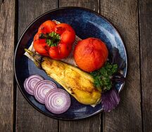 Перец на углях