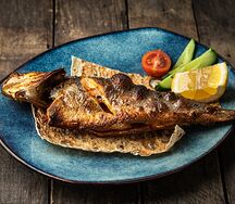 Дорадо на мангале