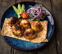 Грибы на углях