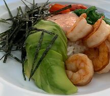 Поке с креветками