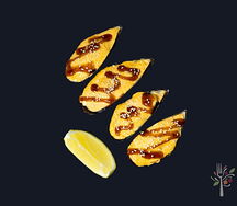 Мидии запеченные