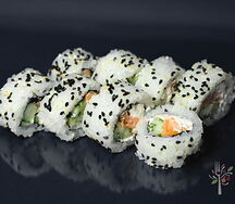 Ролл Сяке с терияки