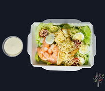 Салат Цезарь с креветкой