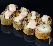 Ролл Жареный Сливочный с угрем