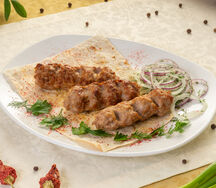 Люля-Кебаб из курицы с картофелем фри