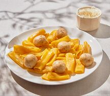 Макарошки с фрикадельками