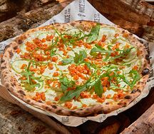 С тар-таром из форели и цукини ультра