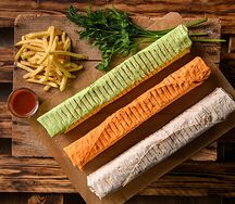 Люля-кебаб с курицей в лаваше