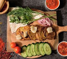 Картофель с курдюком