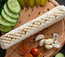 Шаурма свиная на мангале