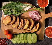 Картофель с салом