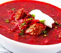 Борщ с говядиной